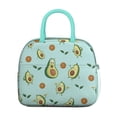thumbnail image 2 of Lunch Bag Lunch Box for Women Reusable Insulated Lunch Bags,Water-Resistant Avocado Pattern Cooler Lunch Tote Bag, Large Capacity for Work Travel Picnic, 2 of 6