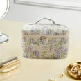 thumbnail image 4 of Women's Travel Bag Rainproof Cosmetic Bag Cute Rhombus Pattern Esthetic Cosmetic Bag Portable Multi Functional Storage Bag, 4 of 6