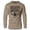 Khaki, variant on GYMISH Beast Mode Lightweight Long Sleeve Hooded T-Shirt for Men – Funny Gym Hoodie, Workout Apparel, Khaki, Small
