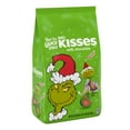 thumbnail image 2 of Hershey's Kisses Grinch Milk Chocolate Christmas Candy, Bulk Bag 33.85 oz, 2 of 9