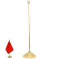 thumbnail image 1 of Desktop Flagpole Metal Flagpole Desktop Flagpole Durable Flagpole Flag Pole Stand, 1 of 8