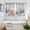 Light Blue Grey, variant on Blue Coastal Kitchen Curtains Window Panels, Summer Beach Starfish Weeping Eucalyptus Insulated Window Treatment Curtain, Grommet Curtains for Bedroom/Living Room/Bathroom, 2 Piece 52"Wx84"L