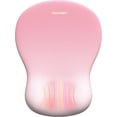 thumbnail image 5 of TECKNET BASICS Ergonomic Mouse Pad with Wrist Rest, Memory Foam Support, Smooth Non-Slip Base for Laptop/PC, Pain Relief for Home Office Gaming, Pink, 5 of 9