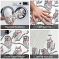 thumbnail image 4 of Bathroom Rugs Non Slip Washable - Bow Tie Owl Kitchen Mats for Floor, Area Rugs for Entryway Rugs Indoor, Laundry Bathroom Room Door Rug with Rubber Backing 20x31.5in, 4 of 8