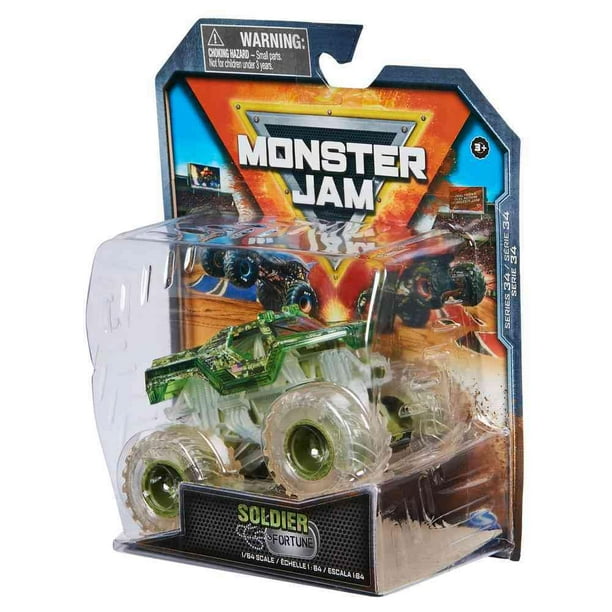Truck Diecast Monster Jam 2024, oficial, a escala 1:64