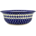 thumbnail image 3 of Polish Pottery 9¾-inch Bowl (Flowering Peacock Theme) Hand Painted in Boleslawiec, Poland + Certificate of Authenticity, 3 of 6