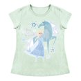 thumbnail image 1 of Playera Para Niña Disney Frozen Cuello Redondo Manga Corta Talla 6 Verde, 1 of 2