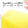 thumbnail image 4 of 200 Sheets Transparent Sticky Notes，75*75mm Clear Annotation, Waterproof Translucent Color Memo Pad, 4 of 5