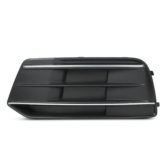 CROSSDESIGN Front Bumper Cover Driver Side Fog Light Grille Bezel Insert Fit for Audi Q5 2018-2020