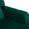thumbnail image 4 of Rocking Chair Modern Upholstered Recliner Glider Chair, Mid Century Rocker Oversized Wingback Armchair, Comfortable Rocking Chair Accent Chair with Side Pocket for Living Room, Emerald, 4 of 7