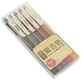 thumbnail image 2 of Retractable Gel Pens Quick Dry Vintage Ink Color Fine Point 0.5mm for Adult Coloring/Bullet Journal/Planner/Doodling/Noting 5-Pack, 2 of 6