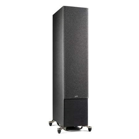 Polk Audio - Polk Reserve R700 Tower Speaker, 1" Pinnacle Ring Tweeter, Dual 6.5" Turbine Cone Woofers & Dual 8" Long-Throw Drivers - Black