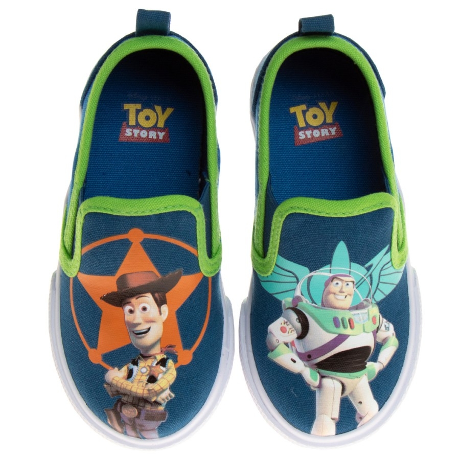 Disney Pixar Toy Story Toddler Boys' Slip On Canvas Sneakers Toy