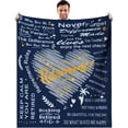 thumbnail image 3 of Cozy Retirement Gift Blanket - Soft Flannel with Heartfelt Message for Retired Worker, Perfect for Couch, Bed, Office, and Travel, 3 of 6