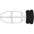 thumbnail image 2 of Rvinyl Window Tint Kit Compatible with Chevrolet Malibu 2004-2007 (Maxx) - Rear Windshield Precut, 2 of 8