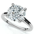 thumbnail image 2 of Pompeii Certified 2Ct Solitaire Diamond Cathedral Engagement Ring White Gold Lab Grown, 2 of 4