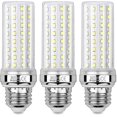 thumbnail image 1 of 20W LED Corn Bulb, Equivalent to 150W Incandescent Bulb, 6000K Cool White, E27 Edison Screw Bulb, 3 Pieces, 1 of 4