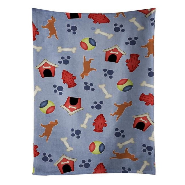 Carolines Treasures BB3912KTWL English Cocker Spaniel Dog House Collection Kitchen Towel