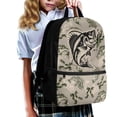 thumbnail image 2 of Aplkyhs Kids Backpack Set of 4 Camouflage Hunting Fish with Lunch Bag Pen Bag Set Bottle Sleeve for Girls Boys Multifunctional Pencil Case Suitable for Elementary Middle School High, 2 of 6