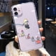thumbnail image 1 of Bonita funda de teléfono con dibujos de animales, perros, gatos y cerdos para iPhone 14 11 13 Pro MAX XS XR X 12 Mini 7 8 Plus, funda transparente de TPU suave a prueba de golpes Tan Jianjun unisex, 1 of 2
