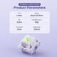 thumbnail image 3 of Teclado mecánico EPOMAKER Wisteria 39gf Linear 30 Switche, 3 of 7