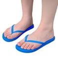 thumbnail image 3 of Slippers for Women,Comfortable Slippers With Thong Design For Beach And Casual Wear Easy On Flat Sandals For Summer,Womens Slippers,Blue,10, 3 of 5