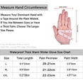 thumbnail image 3 of Waterproof Winter Gloves Warm Windproof Fingers Touch Screen Gloves for Men Skiing, 3 of 5