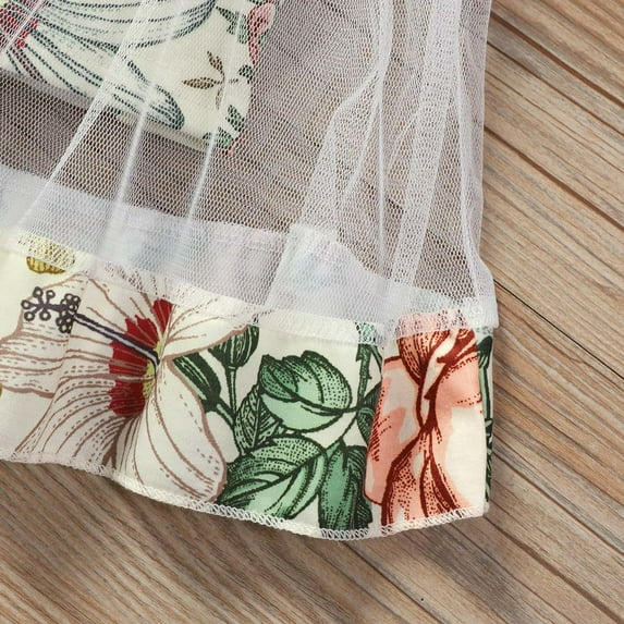 Vedolay Little Girl Dress Girls Fall Dress Round Neck Long Sleeve Ruffle Fan Swing Maxi Long Dresses,Green 3-4 Years