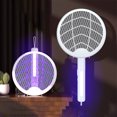 thumbnail image 1 of Teissuly Clearance 3 In 1 Mosquito Pat, Electric Mosquito Pat, Foldable Rechargeable Mosquito Device Pat, Suitable For Travel And Family, Indoor With Light Trap(White, Free Size) Teissuly WER202308290040, 1 of 8