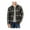 Black - deepblack, variant on Club Room Mens Plaid FZ Fleece Jacket, Black, Big & Tall, XLT