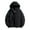 Black Mens Jacket, variant on DUMUIELD Mens Down Jackets Fashion Color Block Ski Coat Winter Warm Jacket Thicken Waterproof Stand Collar Puffy Coat Black,S