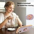 thumbnail image 6 of for Purple iPhone 15 Case with Ring Holder Kickstand [with Magnetic] Soft TPU Bumper, Glitter Gold Electroplated Cover Full Camera Protective Phone Case for iPhone 15 2023, 6 of 14