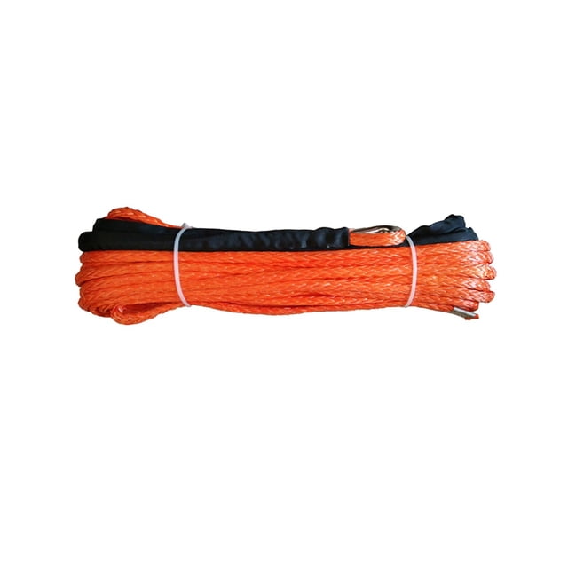 ATV Winch Rope Line 10mm X 30m Winch Rope Synthetic Car Tow Recovery Cable Off Road 4X4