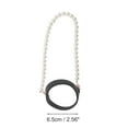 thumbnail image 2 of Unique Bargains 1 Set Portable Faux Pearl Chain Water Cup Handle Blue Silicone, 2 of 5