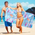 thumbnail image 1 of ZZkhGo Microfibre Beach TowelAbsorbent Sports TowelQuick-drying Swimming Bath TowelBeach Sunscreen Shawl, 1 of 5