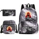 thumbnail image 1 of Three-Pieces Set Of School Bags For Male And Female Students, Campus Pencil Case, Canvas Bags Large-Capacity Backpack, 1 of 3