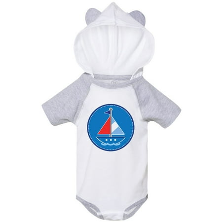 

Inktastic Sailing Nautical Sail Boat Gift Baby Boy or Baby Girl Bodysuit