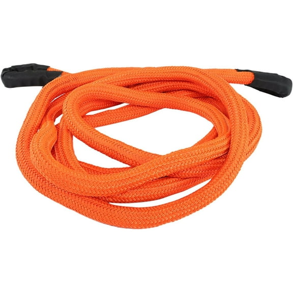 OTTULUR Tow Recovery Nylon Rope Orange Replacement for ATV UTV Trailers SUV Pickup Truck Cars 1 Inch Thick by 20 Foot Long 30000LBS Capacity