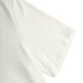 thumbnail image 7 of Garbnen Short Sleeve T Shirts for Women Curved Hem V Neck T Shirts for Women Hide Belly Spring Fashion Women Going Out Tops White XL, 7 of 7
