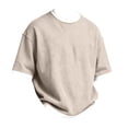 thumbnail image 5 of Men’s Crew Neck Short Sleeve T-Shirt Two Piece Set Stylish Comfortable Summer, 5 of 5