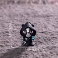 thumbnail image 2 of 1 Piece Spooky Halloween Decorations Cute Reaper Panda Resin Figurine Gothic Halloween Decor Small Novelty Ornament for Home Desk Shelf Indoor Halloween Displays, 2 of 4
