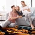 thumbnail image 4 of Pumpkin Polyester Right-Angle Door Carpet Mat for Entryway, Indoor Floor Rug with Dual-Layer Absorbent Technology - 24 x 36 Inches, 4 of 6