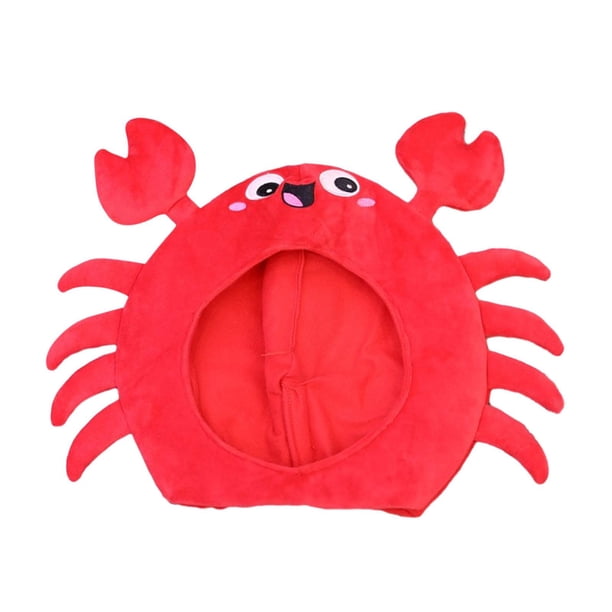 Animal disfraz sombrero tocado diadema encantadora novedad decorativa Animal gorra invierno Cangrejo