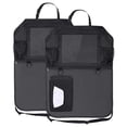thumbnail image 3 of Hanging Kick Mats Back Seat Organizer Car Seat Back Protectors with Tissue Box Durable Easy Clean Storage for SUVs and Cars, 3 of 4