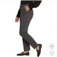 thumbnail image 3 of Banana Republic Womens Ponte Pant Multi Charcoal Plaid 12, 3 of 3
