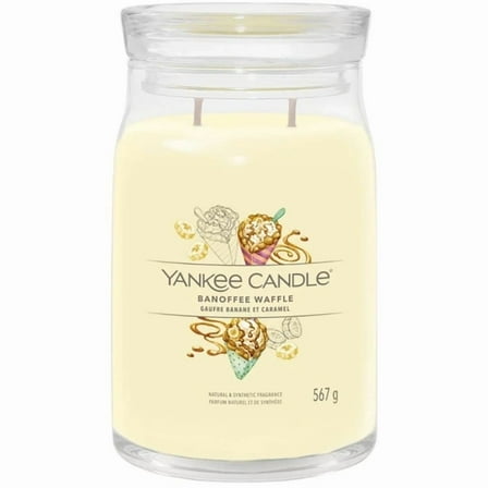 Yankee Candle Banoffee Waffle Large Signature 2-Wick Jar Candle - European Edition
