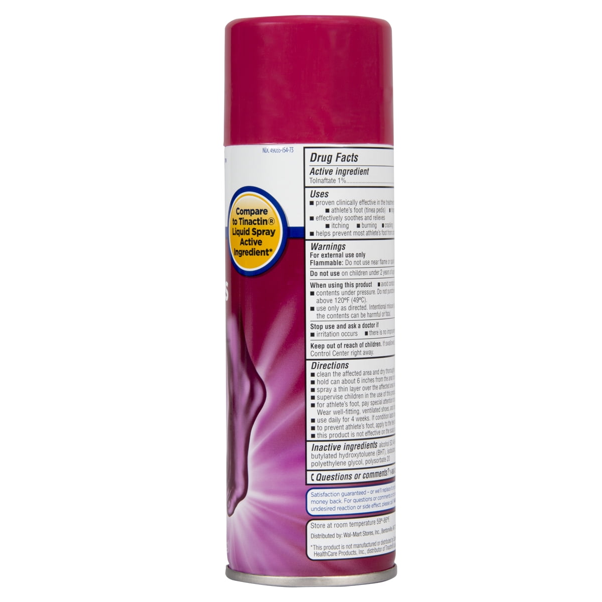 Equate Athletes Foot Tolnaftate Liquid Spray, 5.3 Fl Oz