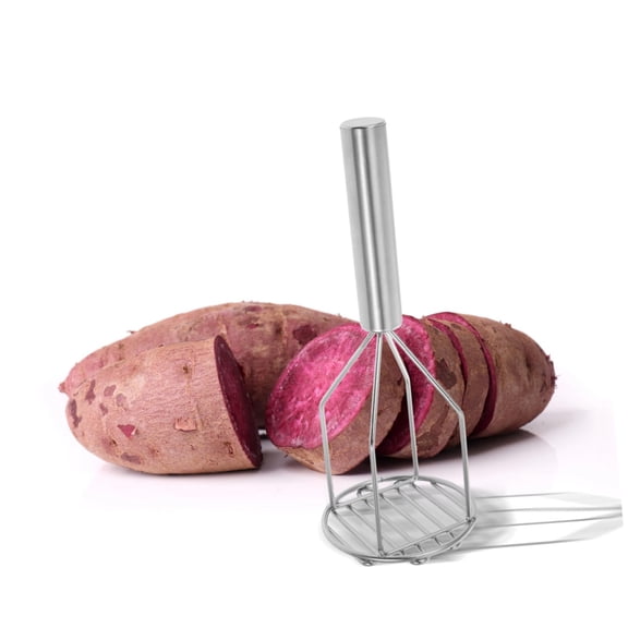 Stainless Steel Potato Masher, Potato Masher, Metal Potato Masher, Masher Kitchen Tool, Food Masher Utensil, Hand Masher, Vegetables Fruits Mashe, 10inch Kitchen Tool for Mashed Potatoes, Guacamole
