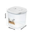thumbnail image 3 of Gnmfd Large Sealed Rice Storage Container Kitchen Food Storage Bin with Airtight Lid, Transparent Pantry Organizer for Grains Cereals Snacks, Home Kitchen Organization Essentials, 3 of 6