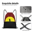 thumbnail image 5 of Drawstring Backpack, Men Ladies Waterproof Sports Backpack Gym Bag-Ancient Warrior Pattern-Medium Size, 5 of 8